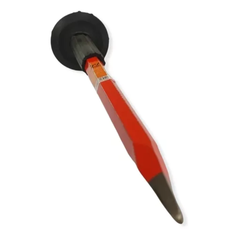 Cincel Punta De Punto 12" X 5/8 Con Mango Encauchetado - Imagen 2