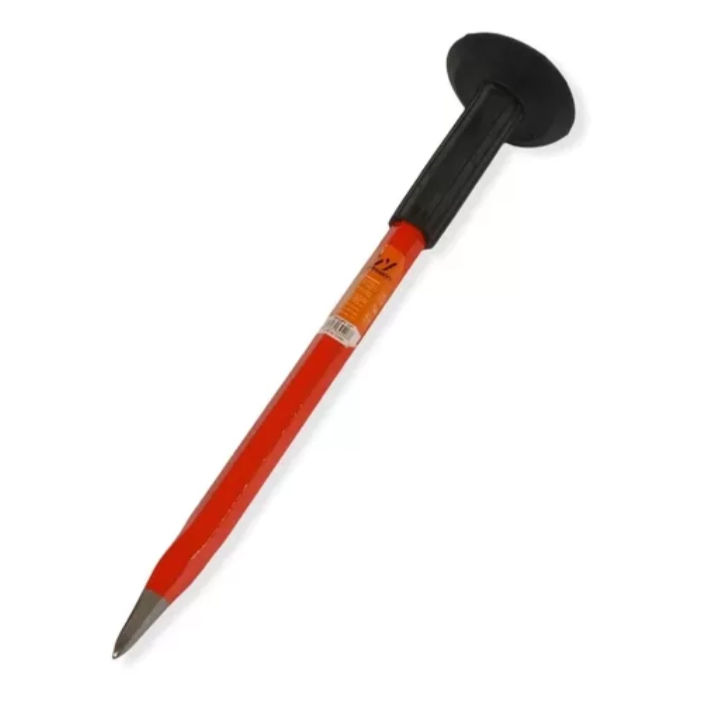 Cincel Punta De Punto 12" X 5/8 Con Mango Encauchetado - Imagen 3