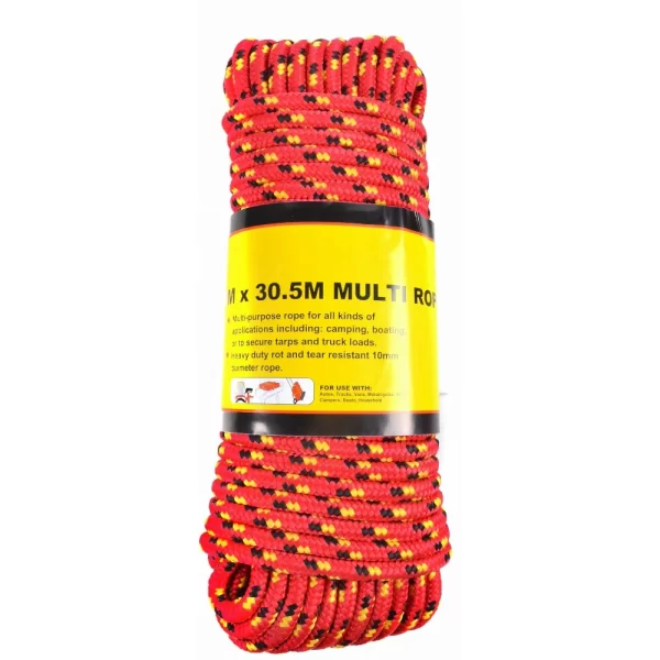 Cuerda Trenzada 5 Colores Todoterreno Profesional 10mmX30.5m