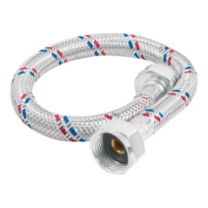 Tubo Flexible Para Lavamanos Y Lavaplatos 40 Cm