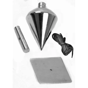 Plomada Metálica En Hierro Fundido De 500 Gramos