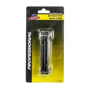 Juego Llaves Allen Tipo Llavero 7pzs De 2.5-10mm