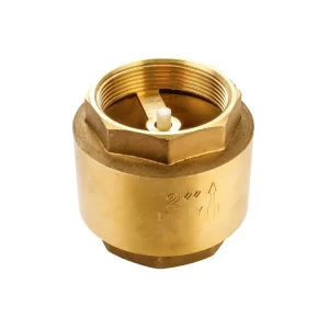 Válvula O Cheque Vertical De Latón De 1/2 Pulgadas