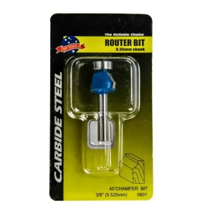 Fresa Rebordeadora Para Carpineria en Angulo 45º - 3/8"