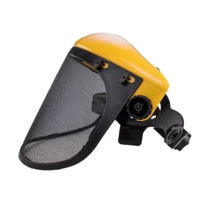 Careta Guadañadora Malla Con Visor Amarilla