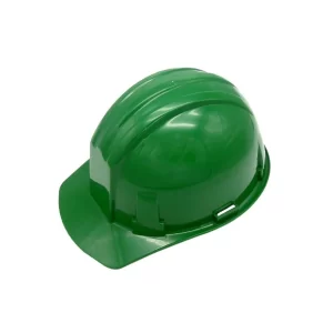 Casco De Seguridad Verde Cierre Ratchet Con Barbuquejo