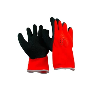 Guantes De Seguridad Naranja De Latex Acrílico Talla L