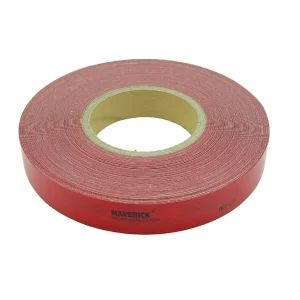 Rollo De Cinta Reflectiva Roja De 1" x 3m Para Camion