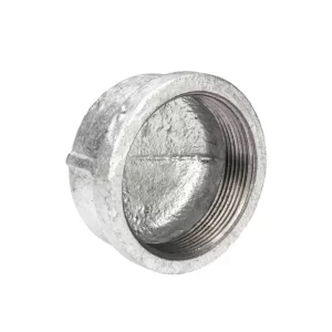 Unión O Acople De Tapon Copa En Hierro Galvanizado 1-1/4"