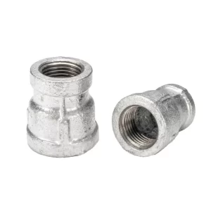 Unión O Acople Reducción De Tubo Tipo Copa En Hierro 2 A 1"