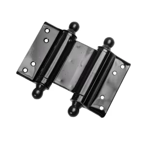Bisagra Doble Acción Vaivén Con Resorte Negra De 3" 2Und