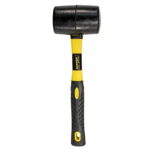 Martillo Mazo De Goma Industrial Mango Con De Madera 24oz