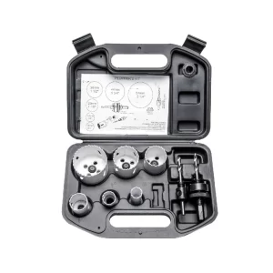 Juego De Sierra Copa Bimetálica Con Estuche X 9 Pcs