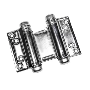 Bisagra Doble Acción En Acero Cromado Profesional De 3"