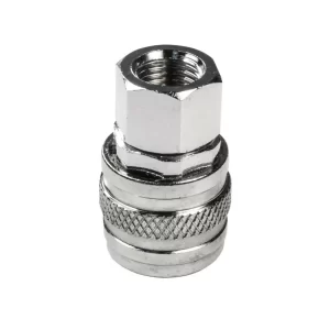 Conector O Acople Rápido Cromado Profesional De 1/4"