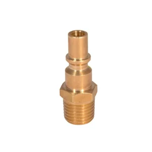 Conector O Acople Rápido Macho Bronce Profesional De 1/4"