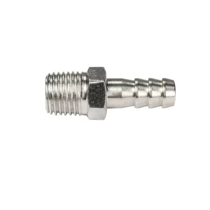 Acople Macho Manguera En Acero Cromado De 1/4"