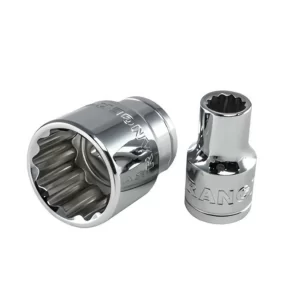 Copa Dado Cromado De 10mm Cuadrante 1/2" De 12 Puntas