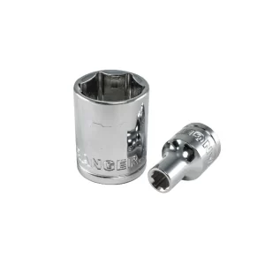 Copa Dado Cromado De 10mm Cuadrante 1/2" Hexagonal