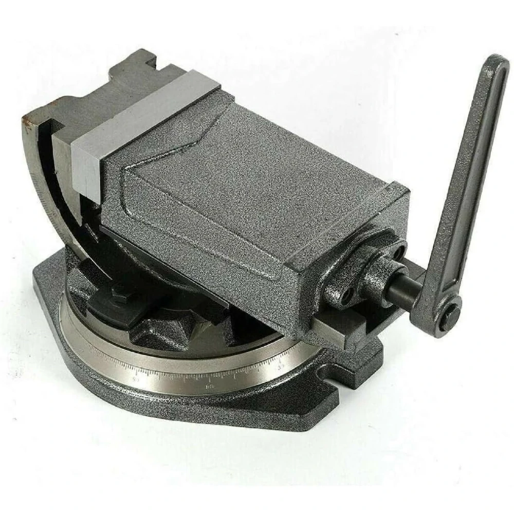 Prensa O Tornillo De Banco Basculante 5" Ajustable - Imagen 4