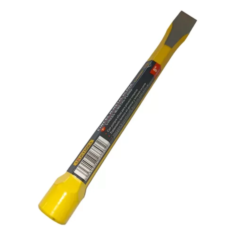 Cincel Plano De 8"x12.7x19mm Mango De Metal - Imagen 4