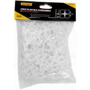 Separador Plástico En Cruz Para Baldosas 3mm 200PCS
