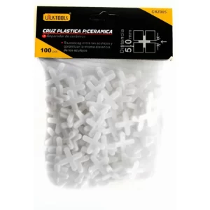 Separador Plástico En Cruz Para Baldosas 5mm 100PCS
