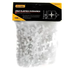 Separador Plástico En Cruz Para Baldosas 6mm 100PCS