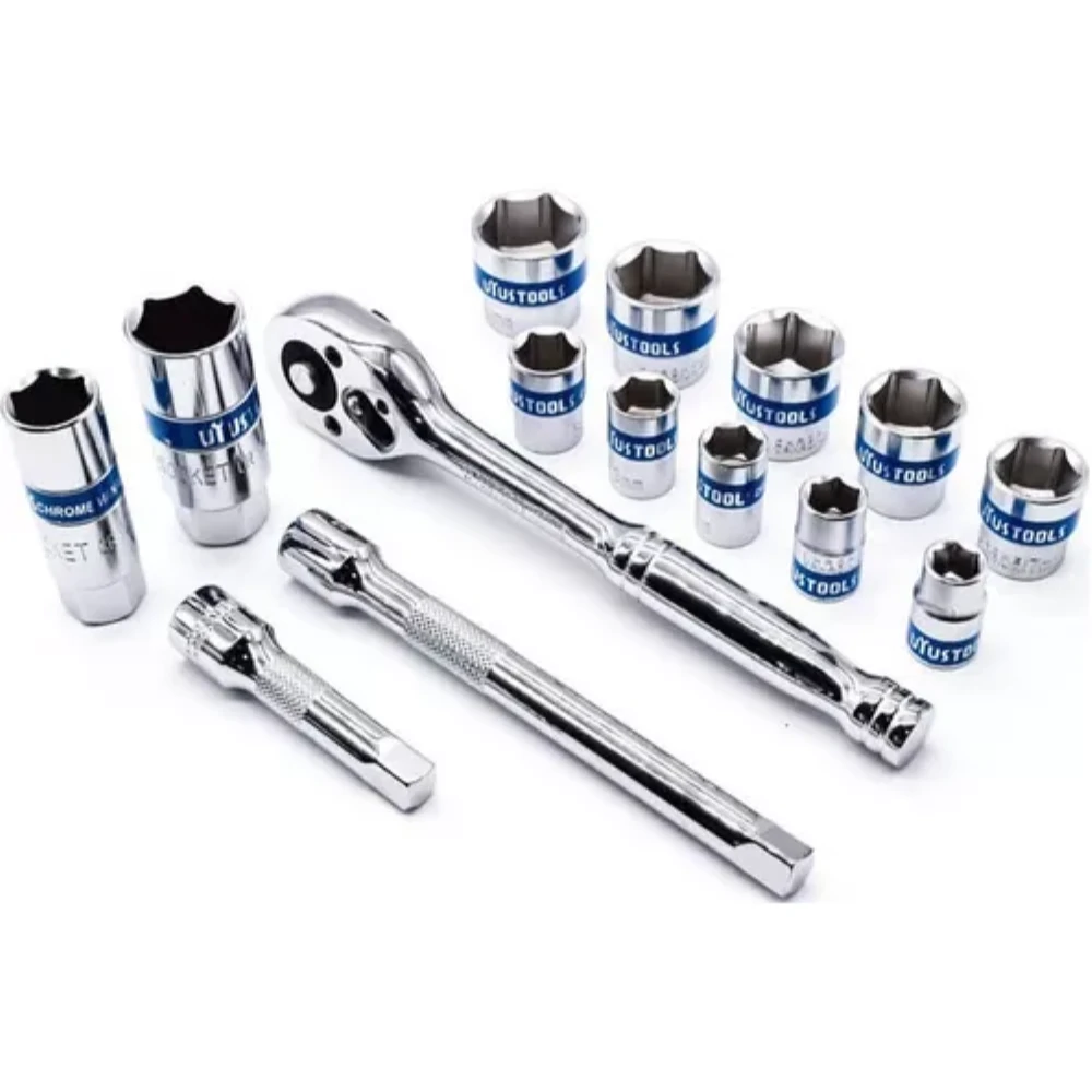 Juegos De 15 Copas O Dados De 3/8" Incluye Maletín Metalico - Imagen 2