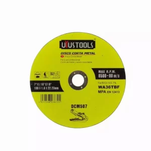 Disco Corta Metal Profesional En Acero Inoxidable 7"