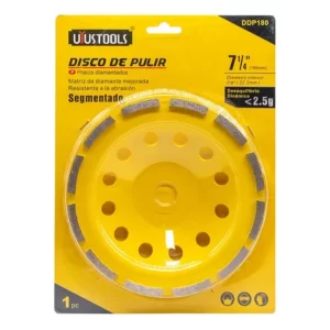Disco Copa Segmentado Para Pulir De 7-1/4"