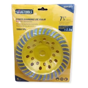 Disco Copa De Pulir 7-1/4" Turbo Diamantado