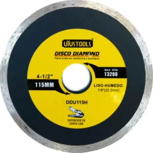 Disco Para Ceramica Concreto Diamantado Lizo Humedo 4-1/2"