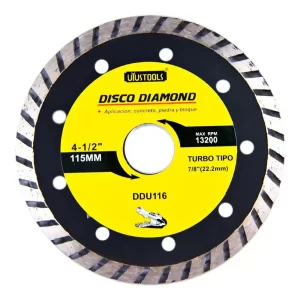 Disco Diamantado Turbo Corte Y Pulido Profesional 4-1/2"
