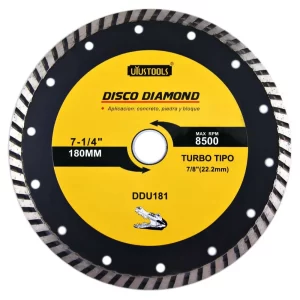 Disco Diamantado Turbo Corte Y Pulido Profesional 7-1/4"