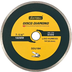 Disco Para Ceramica Concreto Diamantado Lizo Humedo 7-1/4"