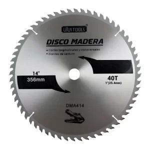 Disco Sierra Corte Profesional Para Madera 14" x 40 D