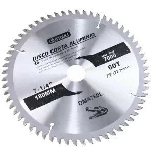 Disco Sierra Corte Profesional De Aluminio 7-1/4" x 60 D