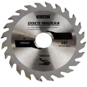Disco Sierra Corte Profesional Para Madera 6" x 24 D