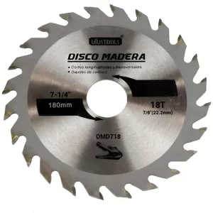 Disco Sierra Corte Profesional Para Madera7-1/4" x 18 D