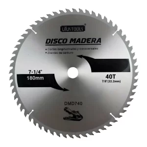 Disco Sierra Corte Profesional Para Madera7-1/4" x 40 D
