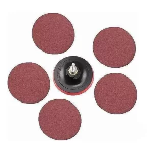 Disco Para Pulir Madera + Juego De Lijas 4-1/2"