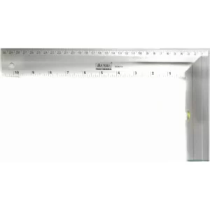 Escuadra De aluminio Con Nivel Incorporado De 12"