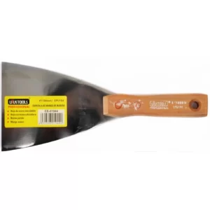 Espátula En Acero Inoxidable De 4" Con Mango De Madera