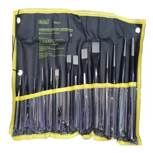 Juego Cinceles Botadores Y Centro Puntos 14Pcs Y Organizador