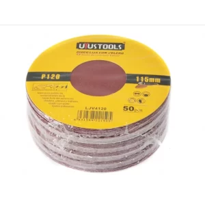Disco Lija # 120 Con Velcro Profesional De 115mm