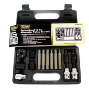 Juego De 13 Puntas Y Copas Multifunción Estriadas + Estuche