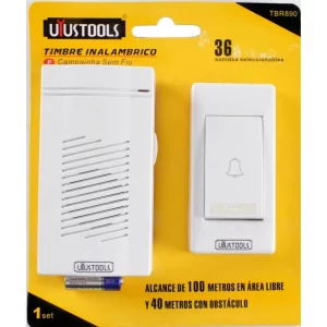 Timbre Inalámbrico 100 m Aire Libre Profesional