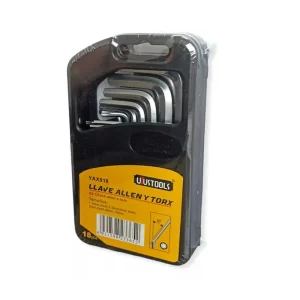 Juego de Llaves Allen Y Torx X18 PCS Con Estuche Organizador