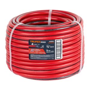 Manguera 1/2 - 4 Capas En Rollo De 50 M Truper